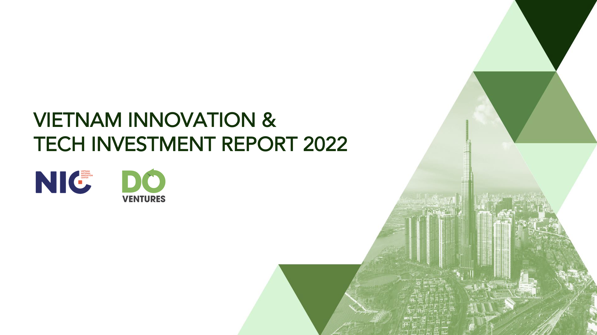 Báo cáo ĐMST và Đầu tư Công nghệ Việt Nam 2022